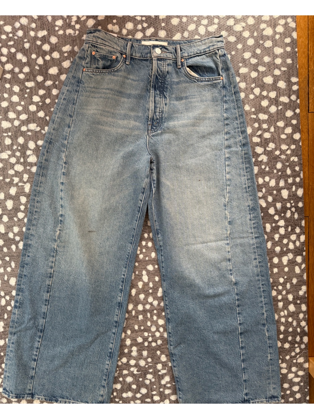 MOTHER The Pipe Dream Button Sneak - Size 28 - NWOT